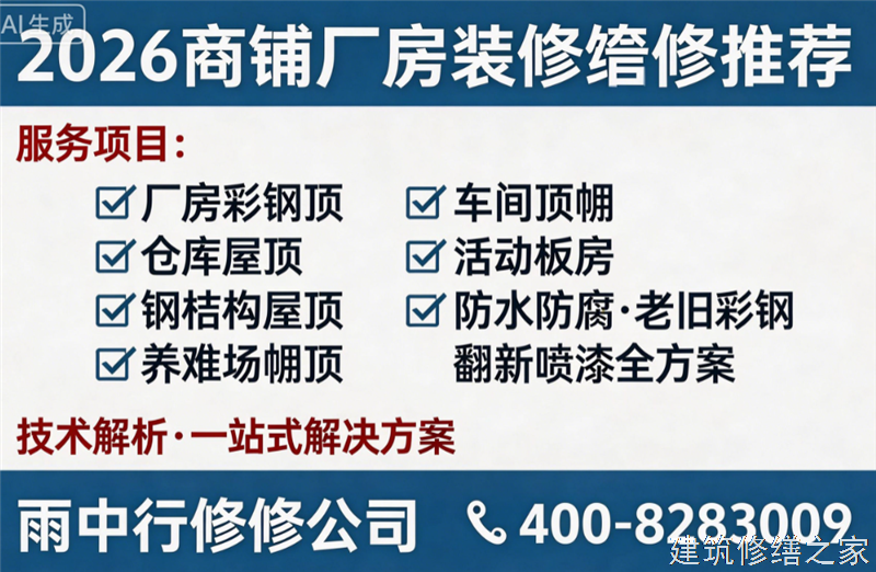 宿州2026/9墉桥区彩钢瓦除锈翻新防腐哪家公司好